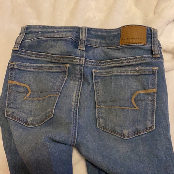 Ripped blue skinny jeans - Picture 3 of 5